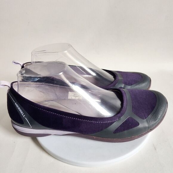 Merrell Ceylon Ballet Flat Womens Size 8 Slip On Purple Comfort Shoes J42804 - Picture 1 of 9